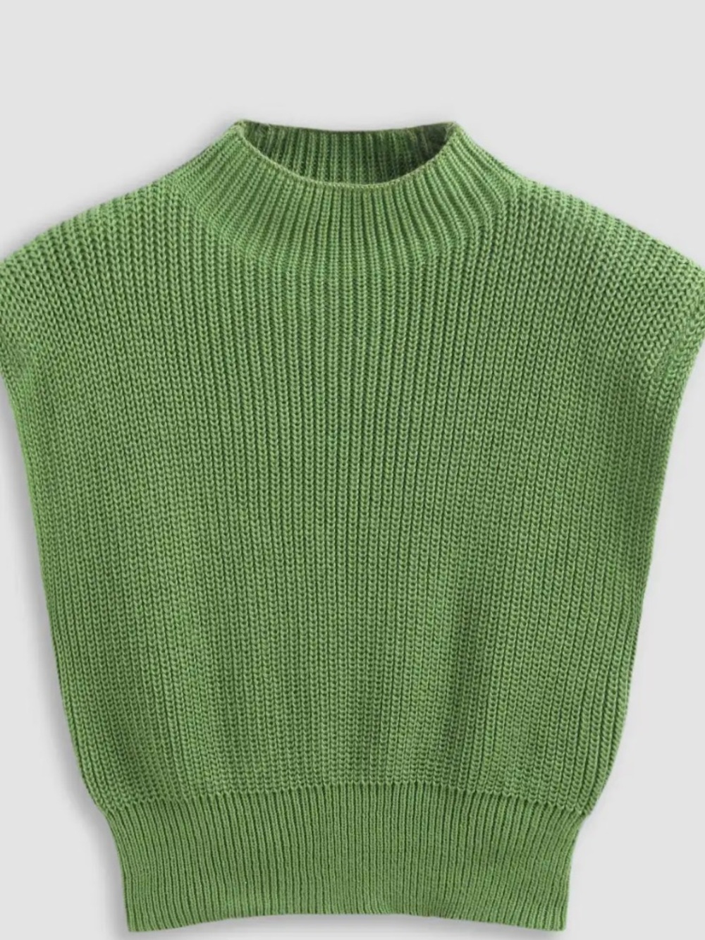 Green Short Sleeve Cider Sweater Top